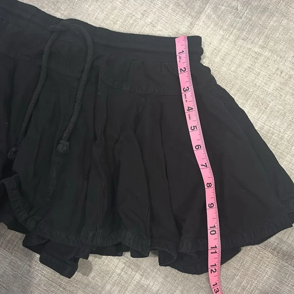 Anthropologie daily practice black skirt